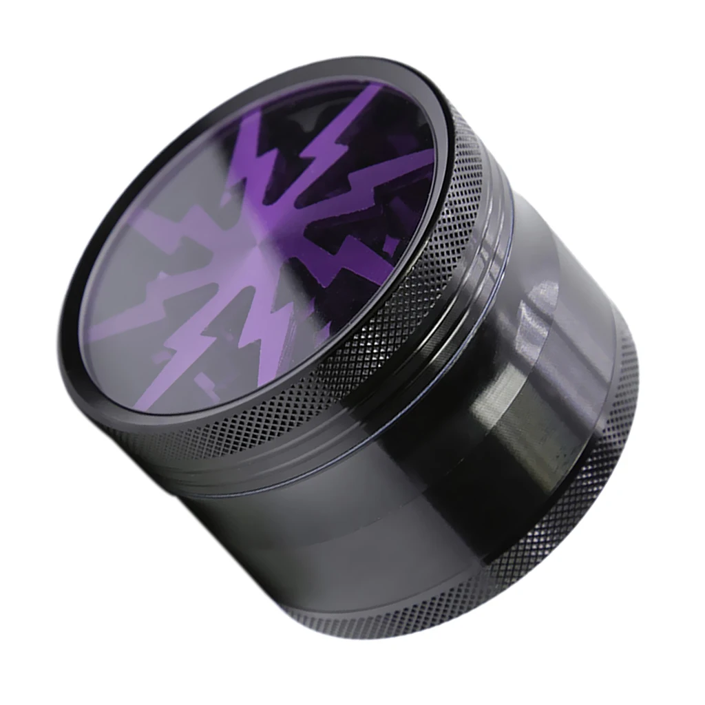 Herb Spice Grinders, Metal Aluminum Alloy Mini Handheld Tabacco & Pollen Grinder 63mm