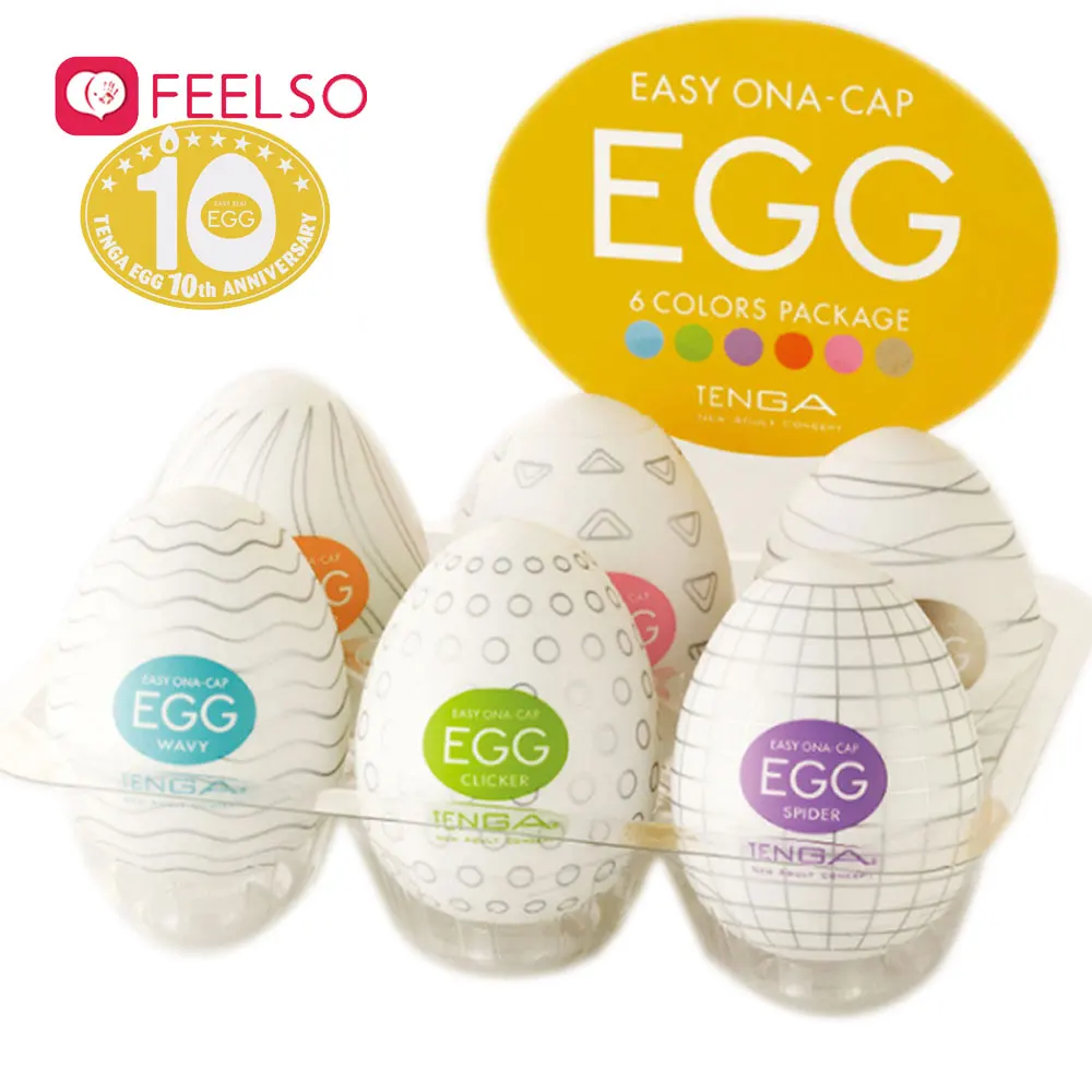 6 шт. Вагина-маструбатор для мужской мастурбации с Tenga яйцами большой