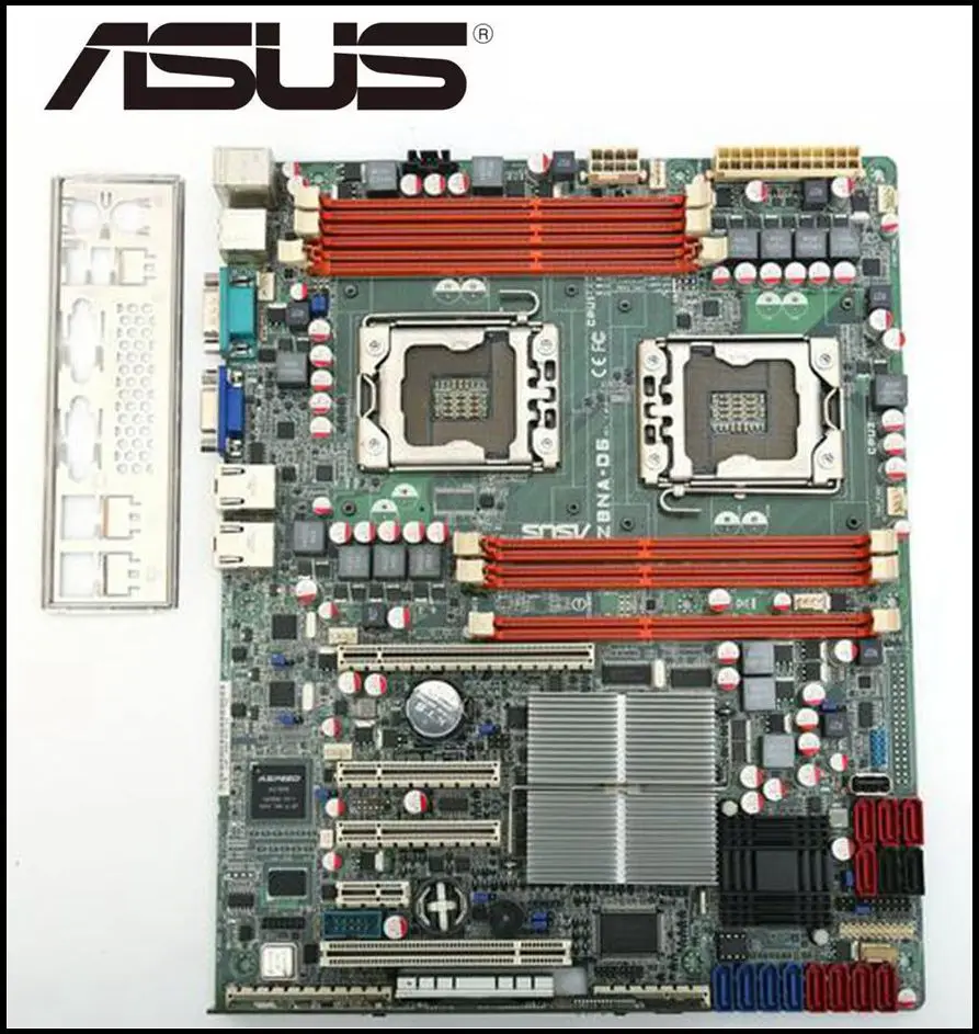 Оригинальная материнская плата ASUS Z8NA-D6 для настольных ПК для intel LGA 1366 DDR3 Dual 1366 Серверная плата Б/у настольная материнаская плата платы ПК