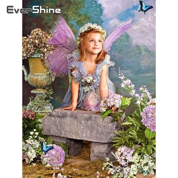

EverShine 5D Diamond Painting Full Square Elf Cross Stitch Diamond Embroidery Bead Picture Kits Hobby Art Home Decoration