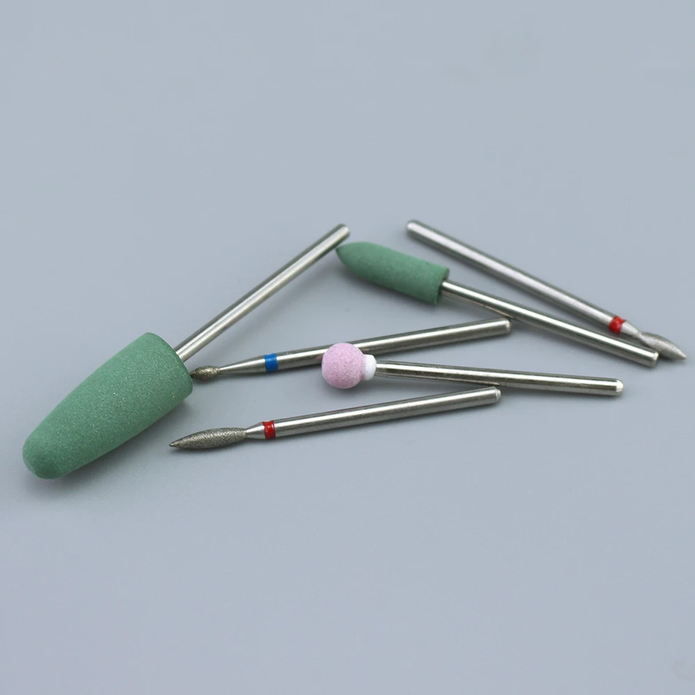 Nail Milling Cutter Ceramic Nail Drill Bit Electric for Manicure Drill Bits Machine Accessory Pedicure Remove Nail Polish - 6