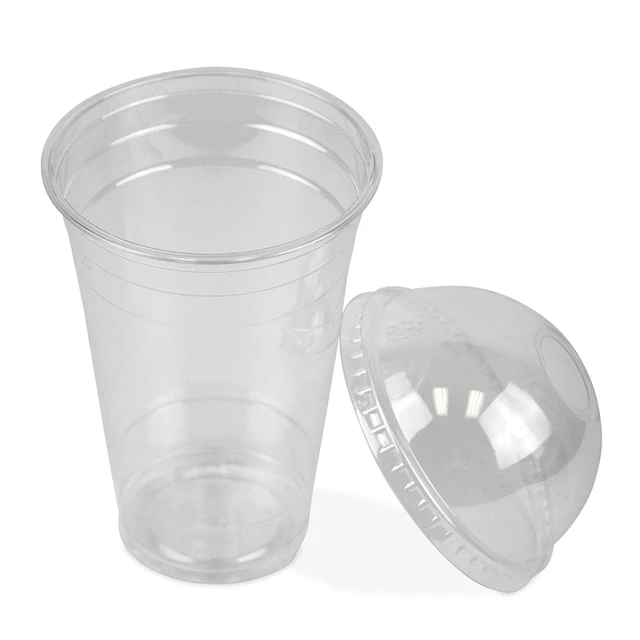 Clear Plastic Cups with Lids / Clear Disposable Cups / Ice Coffee Cups /  Bubble Boba Tea Cups / Cup with Lid for Cold Drinking/Smoothie - China Coffee  Cup and Cup with