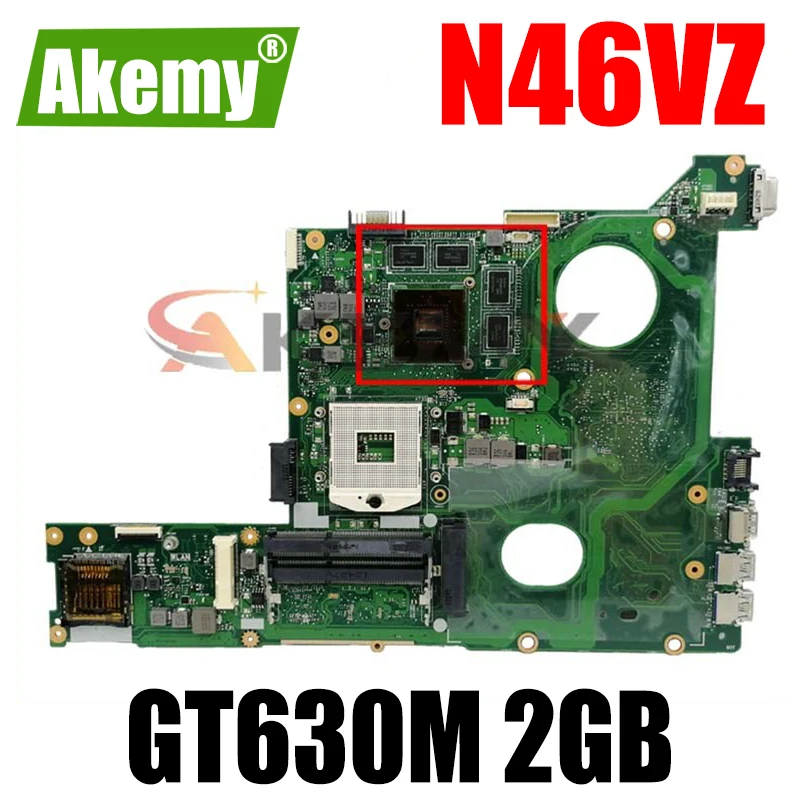 N46VM GT630M 2 Гб N13P-GL-A1 Материнская плата ASUS N46VZ N46VJ ноутбука 60-N8IMB1400 DDR3 100% тестирование