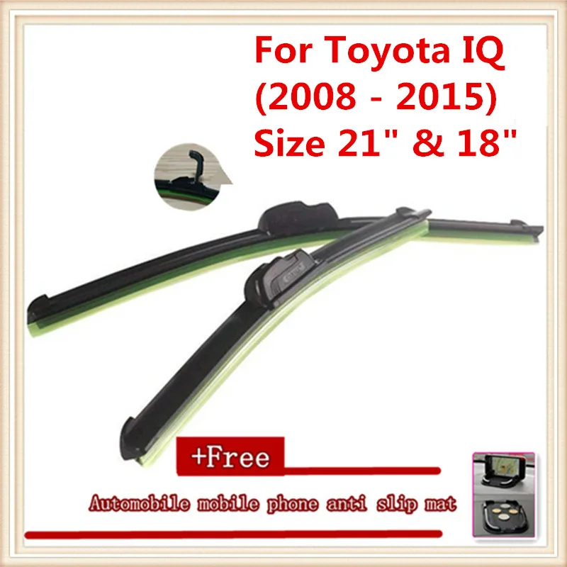 Щетка стеклоочистителя для лобового стекла автомобиля для Toyota IQ(2008-), размер 2"& 18"