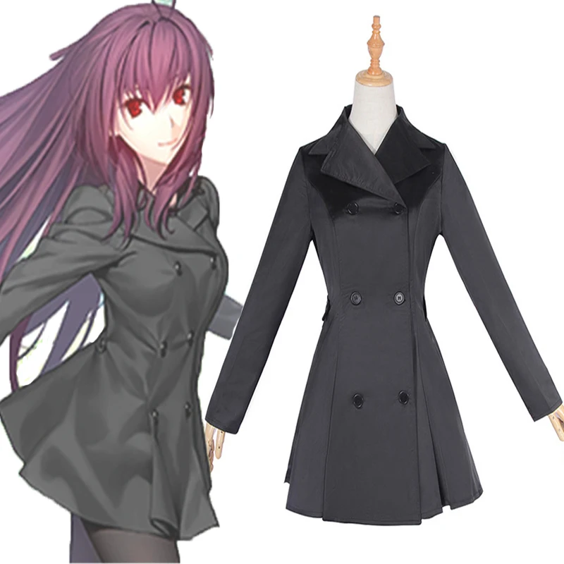 Игра Fate Grand Order 3th Косплей Костюм Scathach Lancer Косплей Черная форма костюмы на Хеллоуин костюмы на карнавал вечерние женские косплей