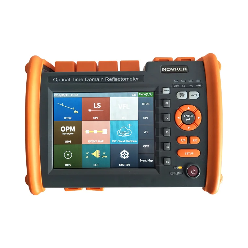 OTDR NK5600 1310 1550nm 32/30dB SM с VFL оптический источник светильник волоконно-оптический