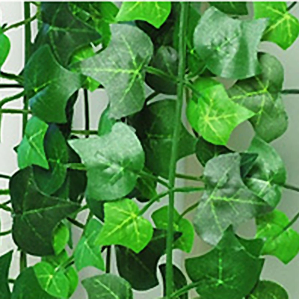 Artificial Ivy Leaves Vine Decor Home Wedding 2.4m Hanging Green Garden Party Fake Foliage Flowers Garland Decoration Plants