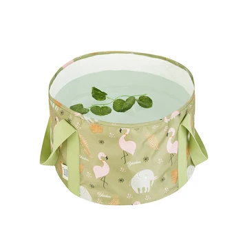 

Folding Bucket Wash Basin Cloth Portable Collapsible Large Basin Travel Washbasin Travel Foot Bucket Sink Washing Bag