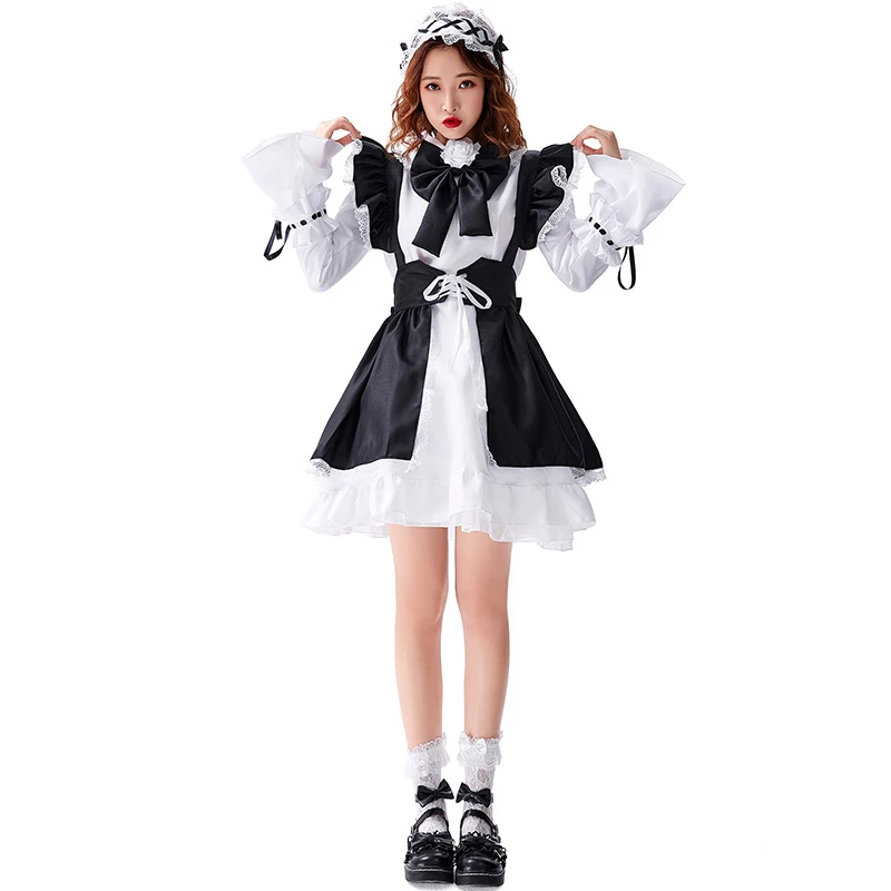 Black and white dress costume Clearance