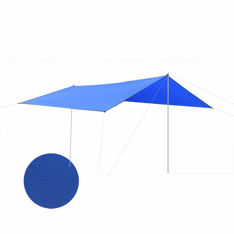 Уличная Водонепроницаемая Солнцезащитная походная сетка от Солнца Сверхлегкий ветрозащитный зонт тент для путешествий коврик для пикника автомобильный большой пляжный зонт - Цвет: 1