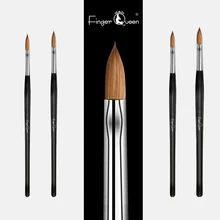 100% pure Kolinsky Brush nails Black Crystal Nail Pencil sable watercolor brushes 2# 4# 6#8# 10# 12# 14# 16# 20#24# nail brush 100% pure Kolinsky Brush nails Black Crystal Nail Pencil sable watercolor brushes 2# 4# 6#8# 10# 12# 14# 16# 20#24# nail brush
