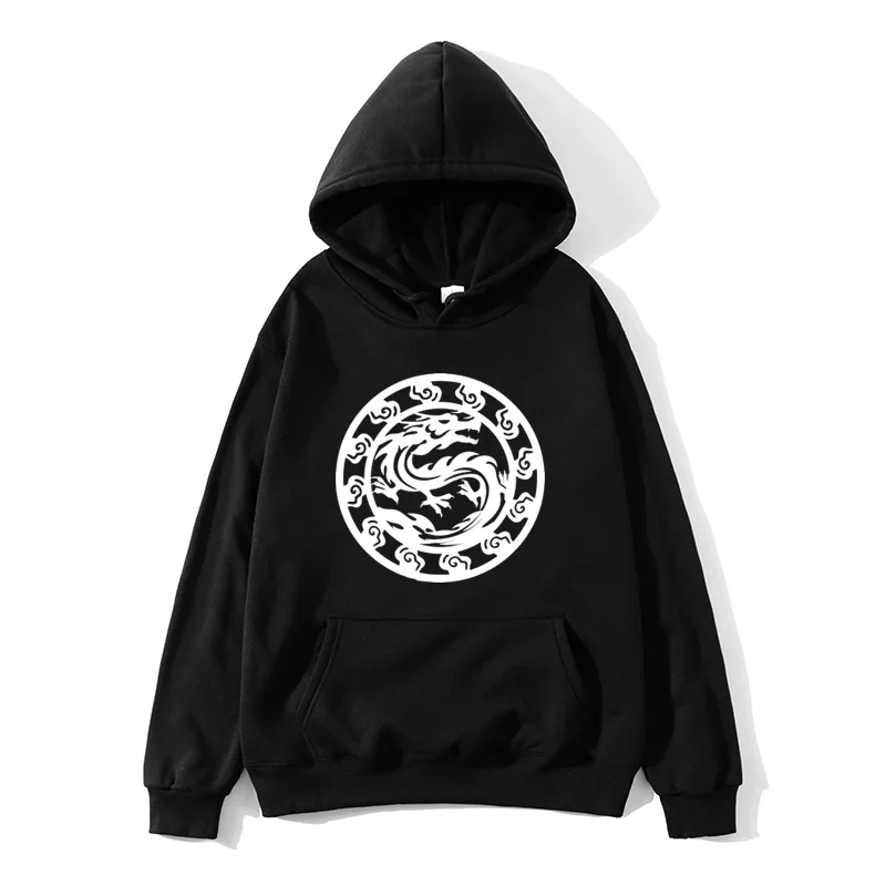 Hoodies Men's 2020 Chinese Dragon Print Hoodie Street Casual Hip Hop Sweatshirts Men High-end Brand hoody Plus size coat jacket | Мужская