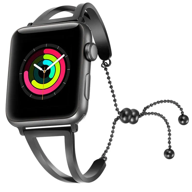 Браслет ремешок для Apple Watch Band 5 4 44 мм 40 мм corres 42 мм/38 мм 316L нержавеющая сталь iwatch 3 2 1 наручный ремень аксессуары