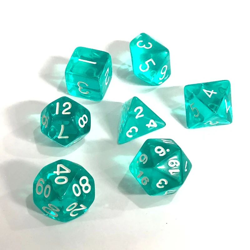 Optical Glass Prism Acrylic Dice Optic Sevenpiece Decoration Prisms