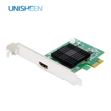 Карта видеозахвата PCIe 60FPS HDMI видеозаписывающая карта игровая потоковая прямая трансляция 1080P VMix wiscast OBS Xsplit