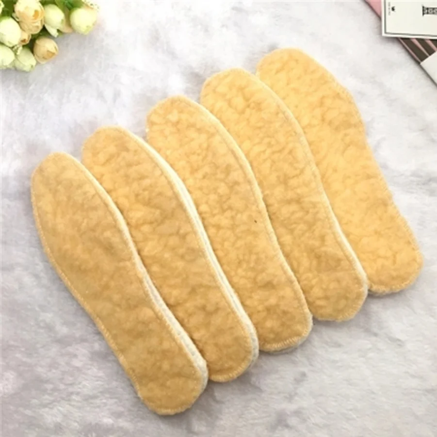 

1 Pair of Winter Warm Imitation Lamb Wool Insoles Cotton Insoles