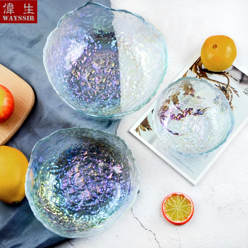 Irregular Curved Rim Fruit Vegetable Salad Dessert Ice Cream Bowl Colourful Household Tableware Rice Serving Dinner Soup | Дом и сад
