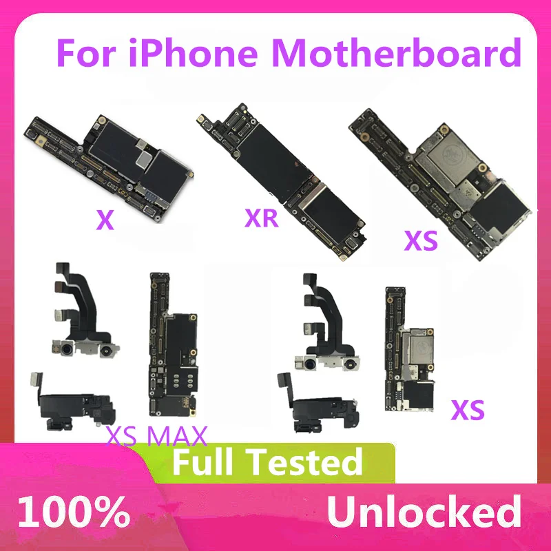 Полнофункциональная материнская плата для iPhone XS с/без Face ID Заводская