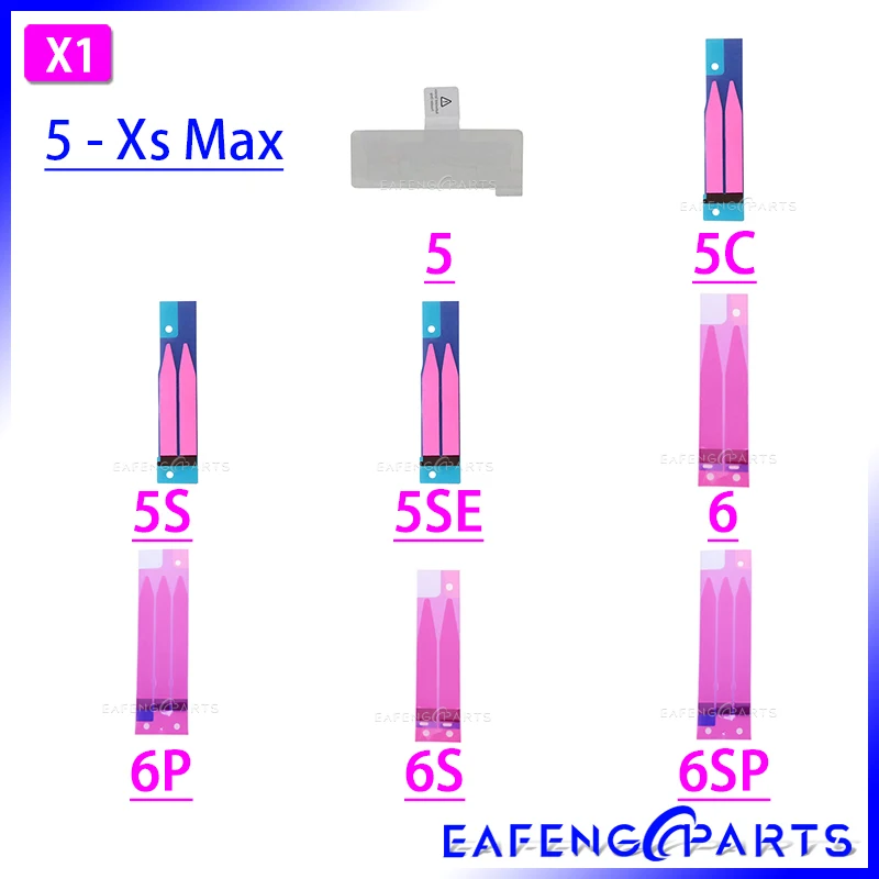 

Battery Adhesive Sticker for iPhone 5 SE 5C 6S 6SPlus 7 7Plus 8 Plus XS MAX XR Tape Pull Trip Glue