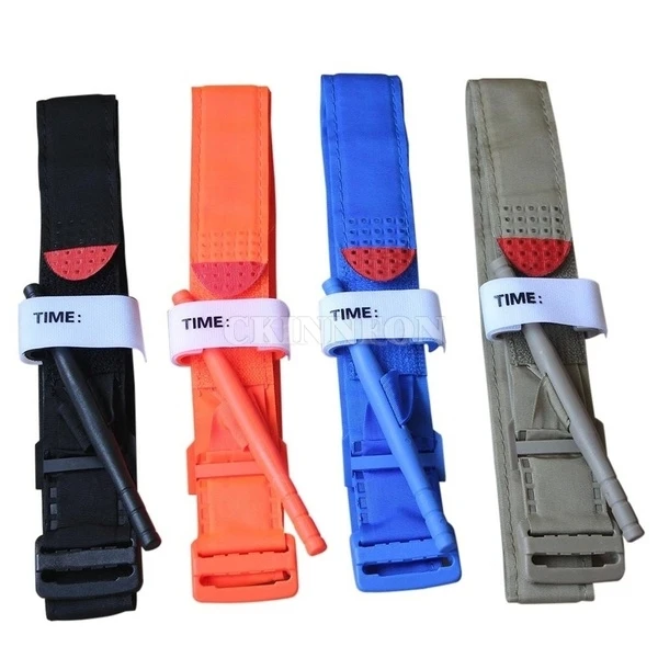 

DHL 50pcs Outdoor First Aid Kits Combat Application Quick Release Buckle Medical Tourniquet Straps