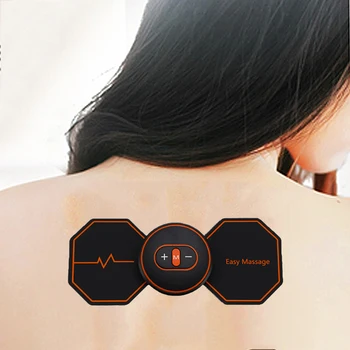 

Small Fitness Trainel Muscle Exerciser Shoulder Back Cervical Spin Trainer Electric Muscle Simulators Press Workout Home Gym