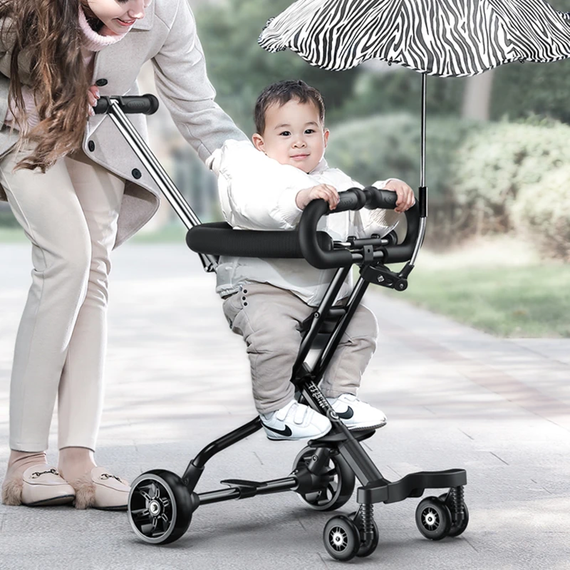 

Children's Trolley with Doll-walking Artifacts Folds and Walks The Baby Trolley with Doll Out of Doors