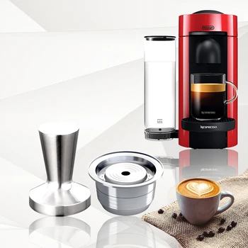 

VIPLink Nespresso Vertuo Vertuoline Plus Delonghi ENV150 Stainless Steel Refillable Reusable Coffee Filter Nespresso Capsule Pod