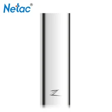 Netac 128gb Z тонкий портативный SSD твердотельный накопитель 256gb 1 ТБ 2 ТБ type-c USB 3,1 алюминиевый сплав ударопрочный диск gen1бесплатная