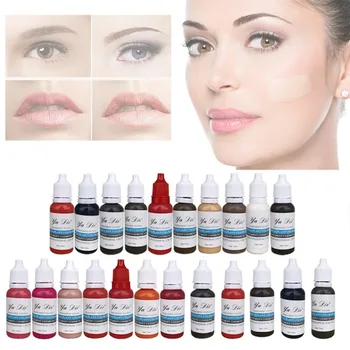 

Original Permanent Makeup Tattoo Inks Eyebrow Eyeliner Lip Pigment Brown Coffee Eyebrow Pigment Set Paint for Tattoo Tool