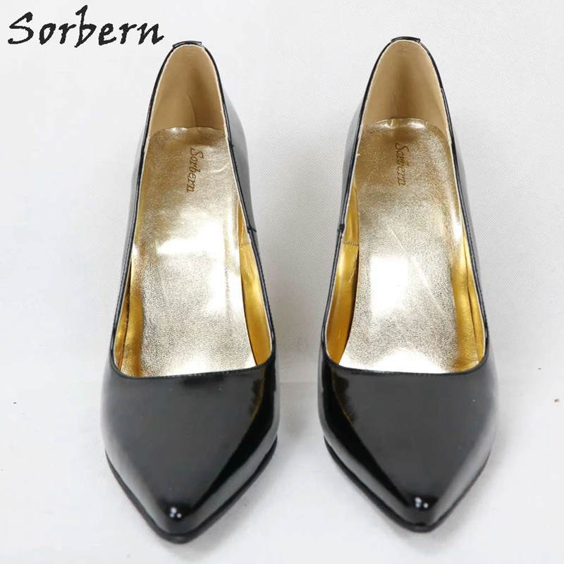 Dropship Women's Pumps; Evening Party High Heels Ladies Pointed Toe Nude  Leather Black Suede Gold Patent Leather Strappy to Sell Online at a Lower  Price