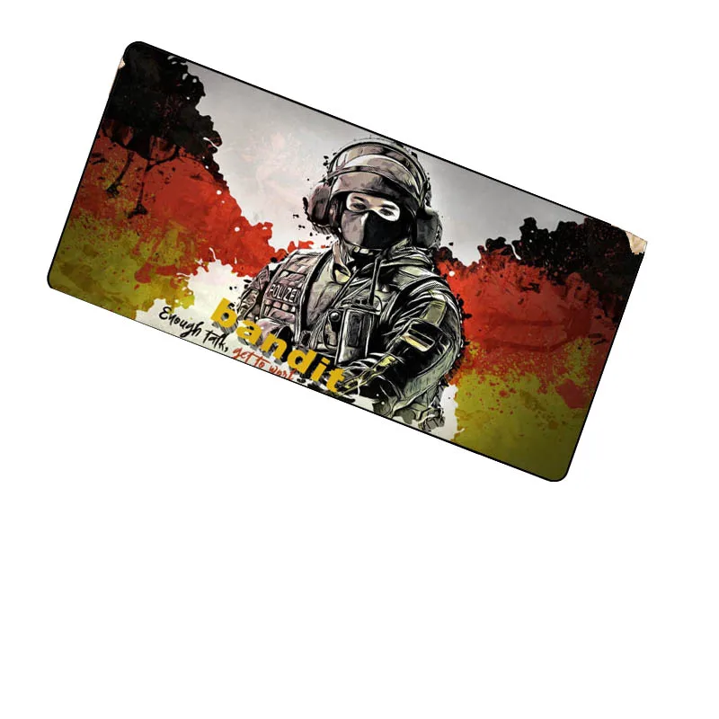  Game Rainbow Six Siege Customized laptop Gaming Large mouse pad Size 30X60 30X80CM 40X90CM Mousemat
