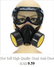 Professional Half Face Mask Gas Respirator Filter For Painting Spraying Work Safety Masks Prevent Organic Vapor Gas