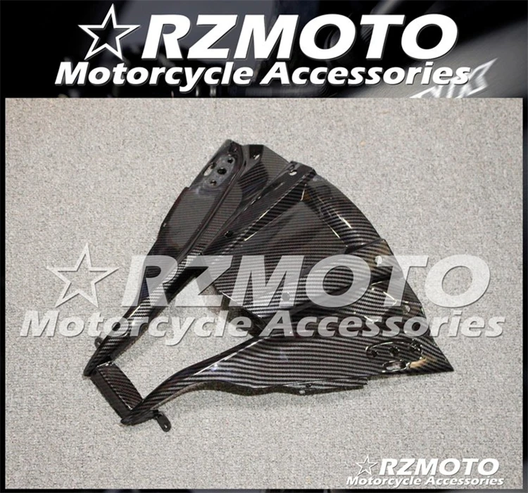 Подходит для Kawasaki ZX10R 10R 2011- углеродное волокно краска передний шлем капот обтекатель