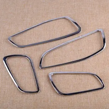 

DWCX 4PCS Interior Door Handle Bowl Cover Trim Frame Bezel Molding Chrome Fit For Ford Escape Kuga 2013 2014 2015 2016 2017 2018