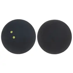 Инструмент прочный тренировочный низкоскоростной резиновый два с желтыми точками Профессиональный плеер 4 см сквош мяч круглый небольшой