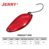 Jerry Taurus spinning fishing lures brass trout spoons wide wobbler spinner bait flower pesca freshwater fishing bait hard bait ► Photo 2/6