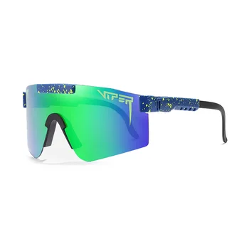 

2020 Rose red oversized Sunglasses polarized mirrored RED lens tr90 frame uv400 protection Men Sport pit viper