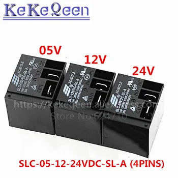 

Relays SLC-05VDC-SL-A SLC-12VDC-SL-A SLC-24VDC-SL-A 5V 12V 24V 30A 4pins DIP-4 T91 a group of normally open Original Relay