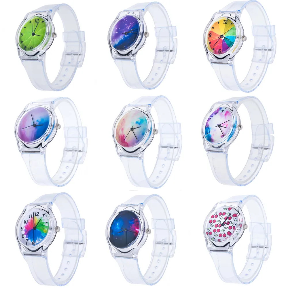 

2019 Kids Watches Lovely Watch Children Students Watch Girls Watch Watches Hot Kids Boy Girl Alarm Date Electronic Watch Gift Q