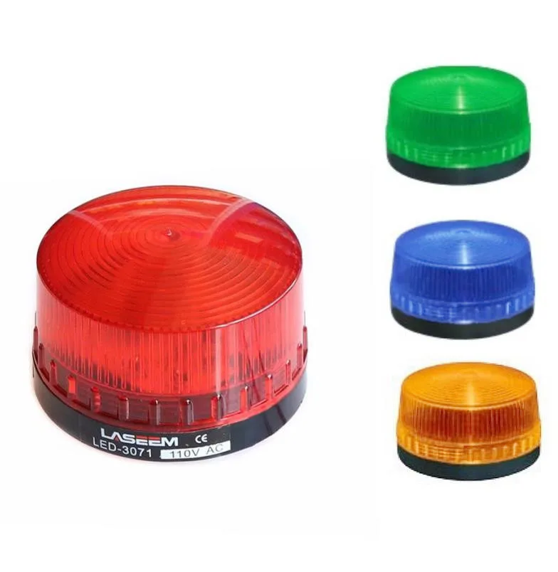 

Strobe Signal Warning light LED -3071 12V 24V 220V Indicator light LED Lamp small Flashing Light Security Alarm