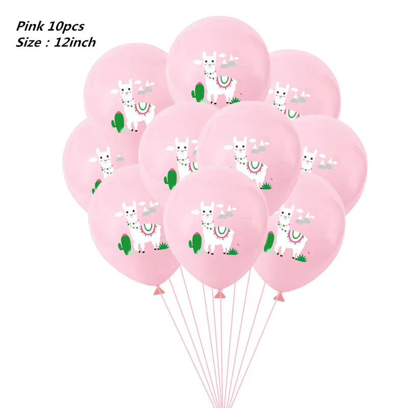 12 дюймов красочные Альпака латексные шарики для свадебного украшения Llama майларовые фольгированные шарики с днем рождения Круглый Гелиевый шар детский душ - Цвет: style 4