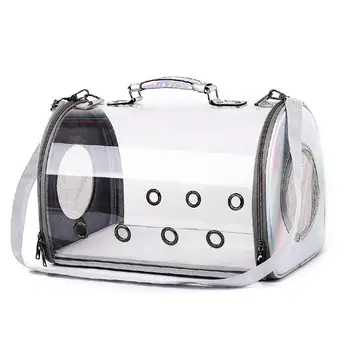 

AsyPets Fashion Space Capsule Pet Handbag Cat Box Transparent Bag Cage for Outdoor