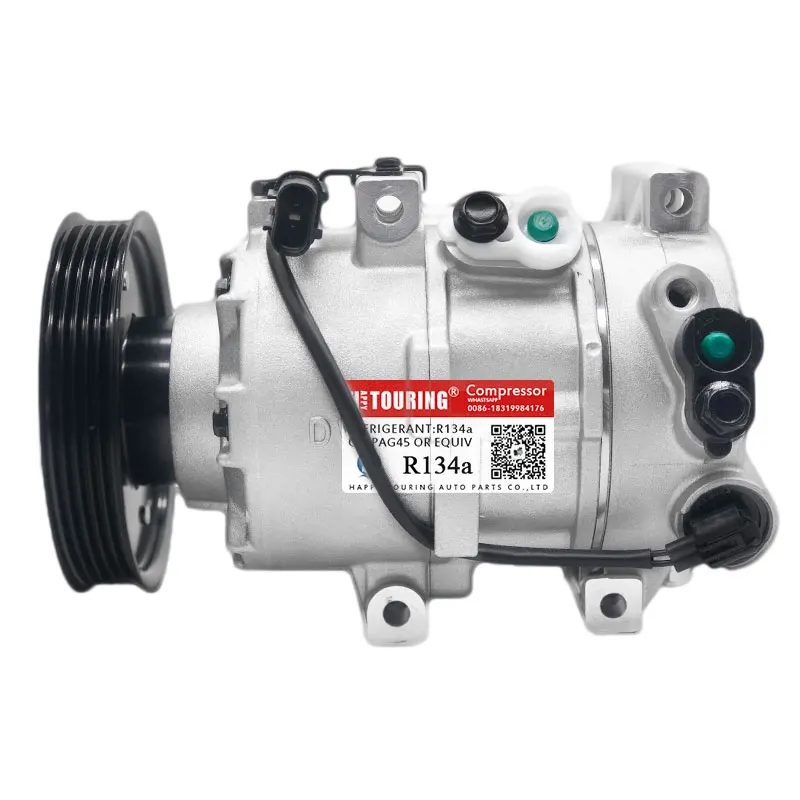 Авто компрессор кондиционера для автомобиля hyundai Accent Kia Rio 2012 2013 977011R100 97701-1R100 977011W600 97701-1W600 - Название цвета: Золотой