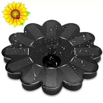 

2020 Solar Powered Fountain Pool Lake Pond Mini Water Fountain Pump Aquarium Bath Floating Water Fountain Pump Garden Decor