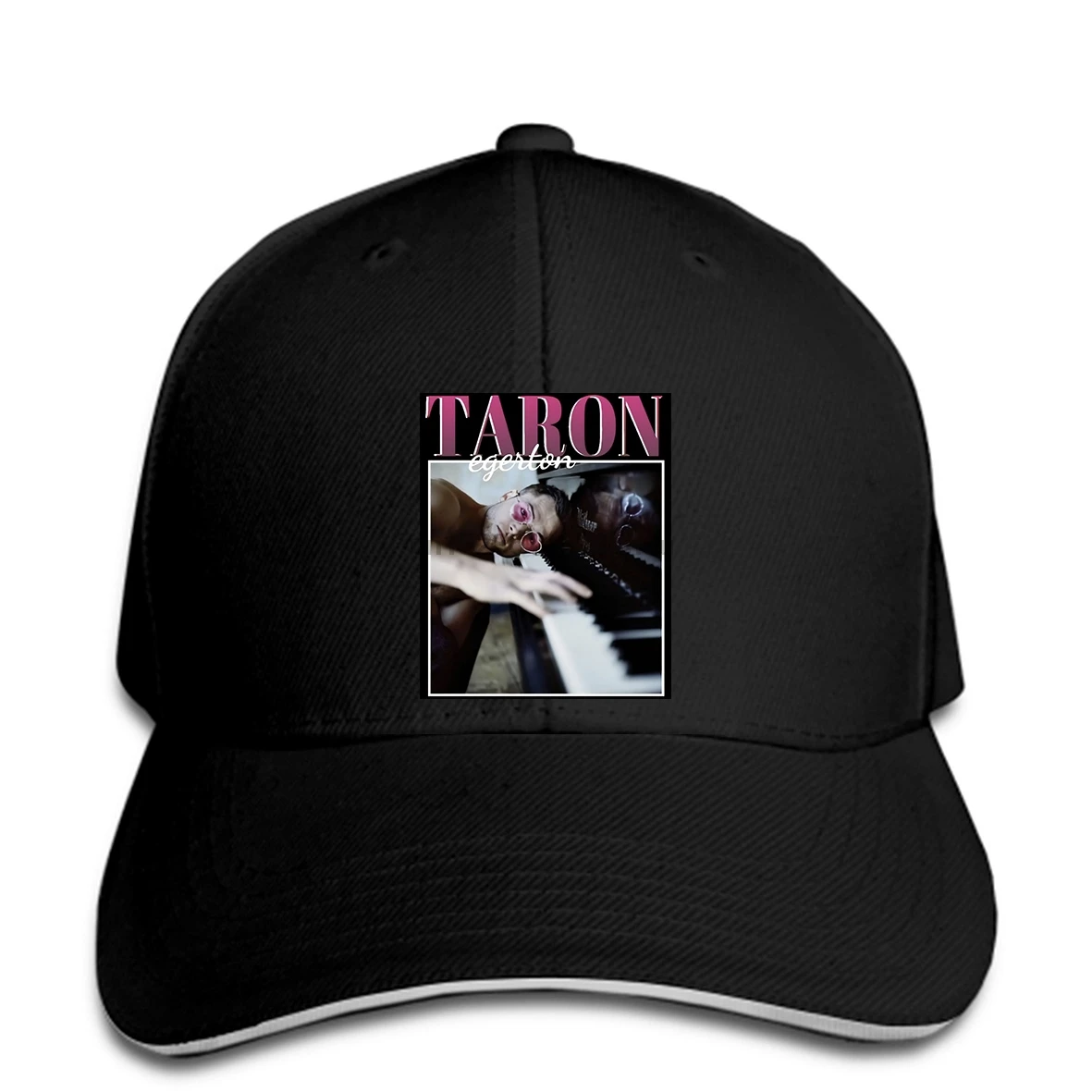 Бейсбольная кепка Elton John World Tour Piano Handstand с логотипом мужская новая черная бейсболка Md