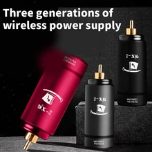 Portable Tattoo Power Supply Mobile Mini Wireless Power Supply Special For Pen Motor Machine 1200 Ma Wx/3 Wireless Power