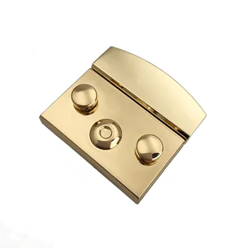 

Bag Hardware Accessories Light Gold Metal Replacement Lock Handbags Hardware Locks for Lady Factory Supply Wholesale