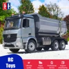 DOUBLE E E590 1/20 RC Car Alloy Dump truck Remote Control Dumper Car Model Electric Loader Engineering Vehicle Toys for Boys 1