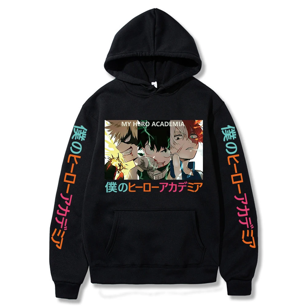 Мой Герой Толстовка Bakugou Deku шото Тодороки пуловер Кофты Boku без толстовки топы |