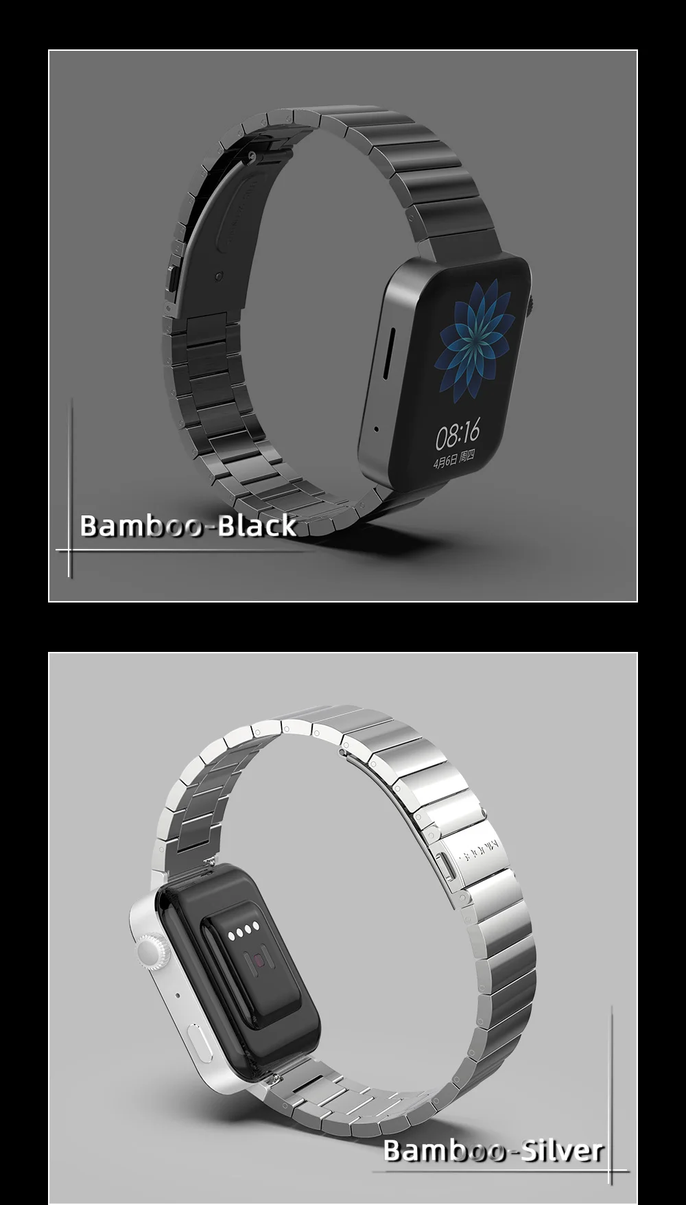 Металлический ремешок для Xiaomi mi наручных часов, браслет из нержавеющей стали, Смарт-часы, ремешок для Xiao mi watch, браслет, наручный браслет, аксессуары